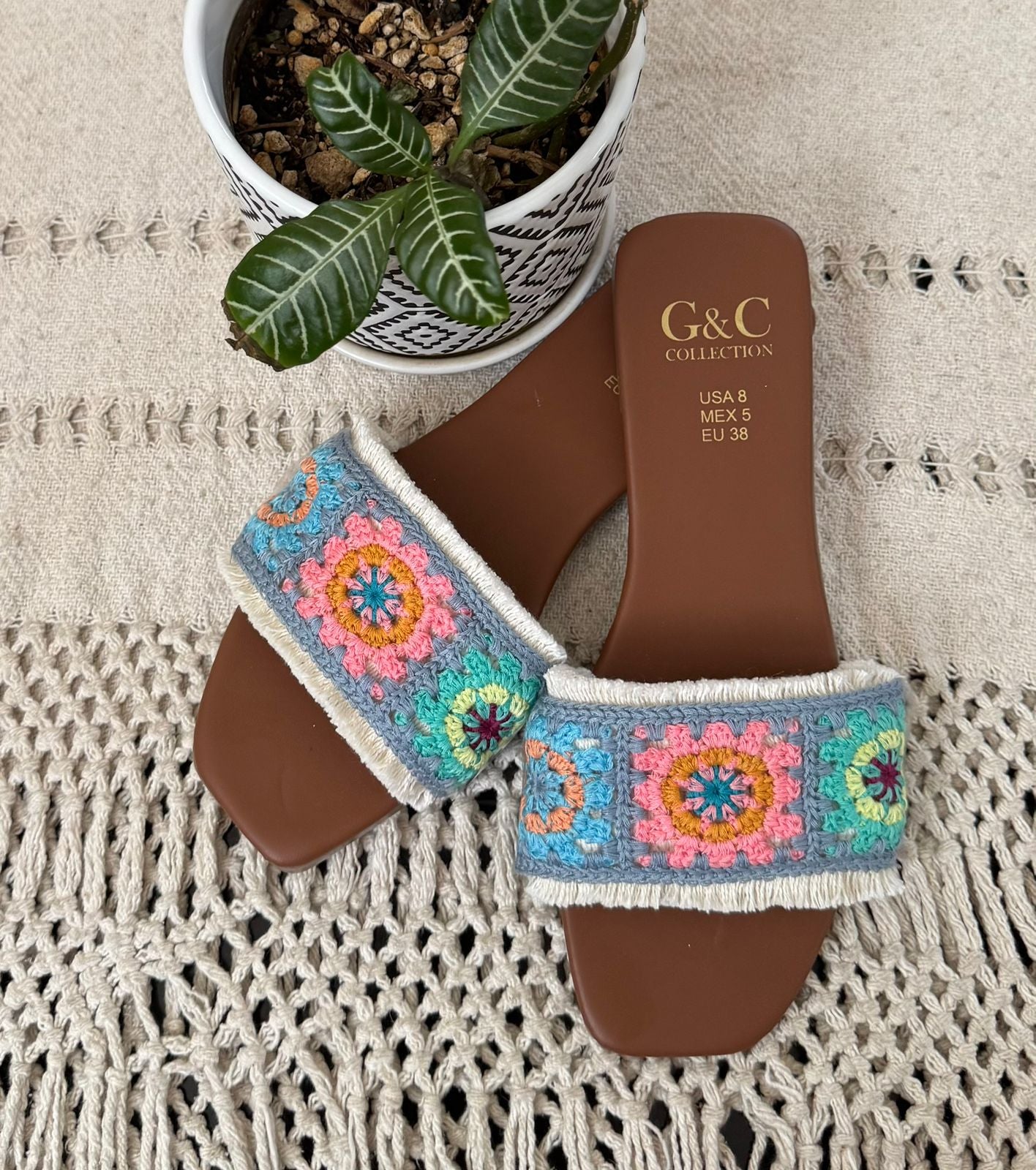 Sandalias crochét