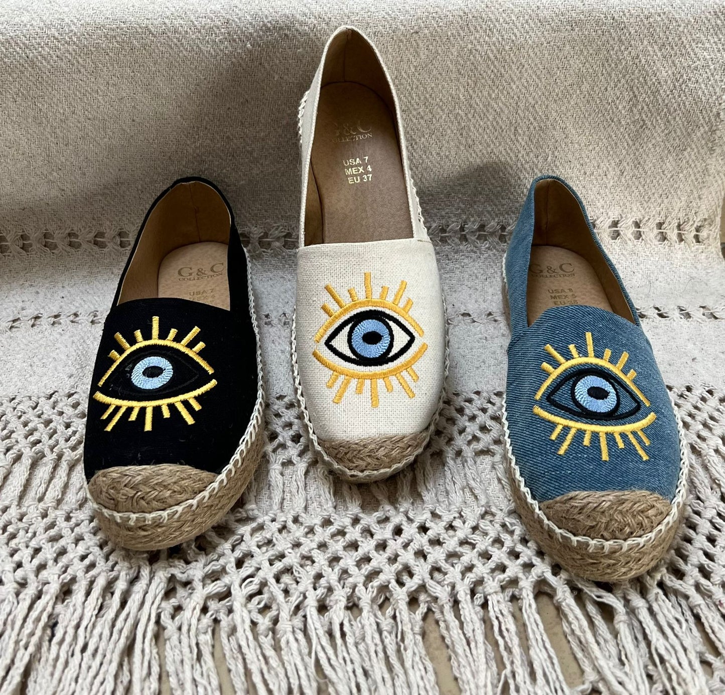 Espadrilles Ojo Bordado